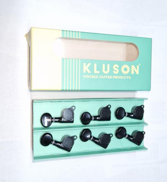 Kluson MK6LB Roundbacks 6L 45 Grad Schwarz